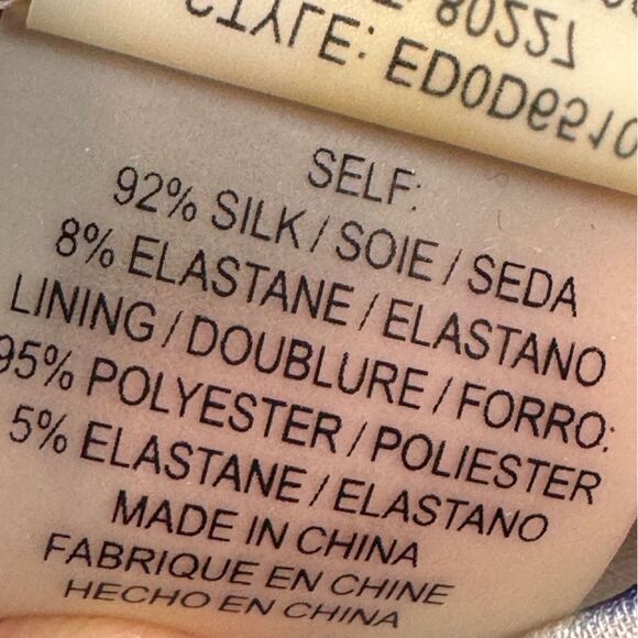 Elie Tahari Silk Watercolor Top XS - Picture 7 of 8